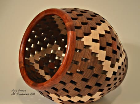 Hand turned wooden bowls